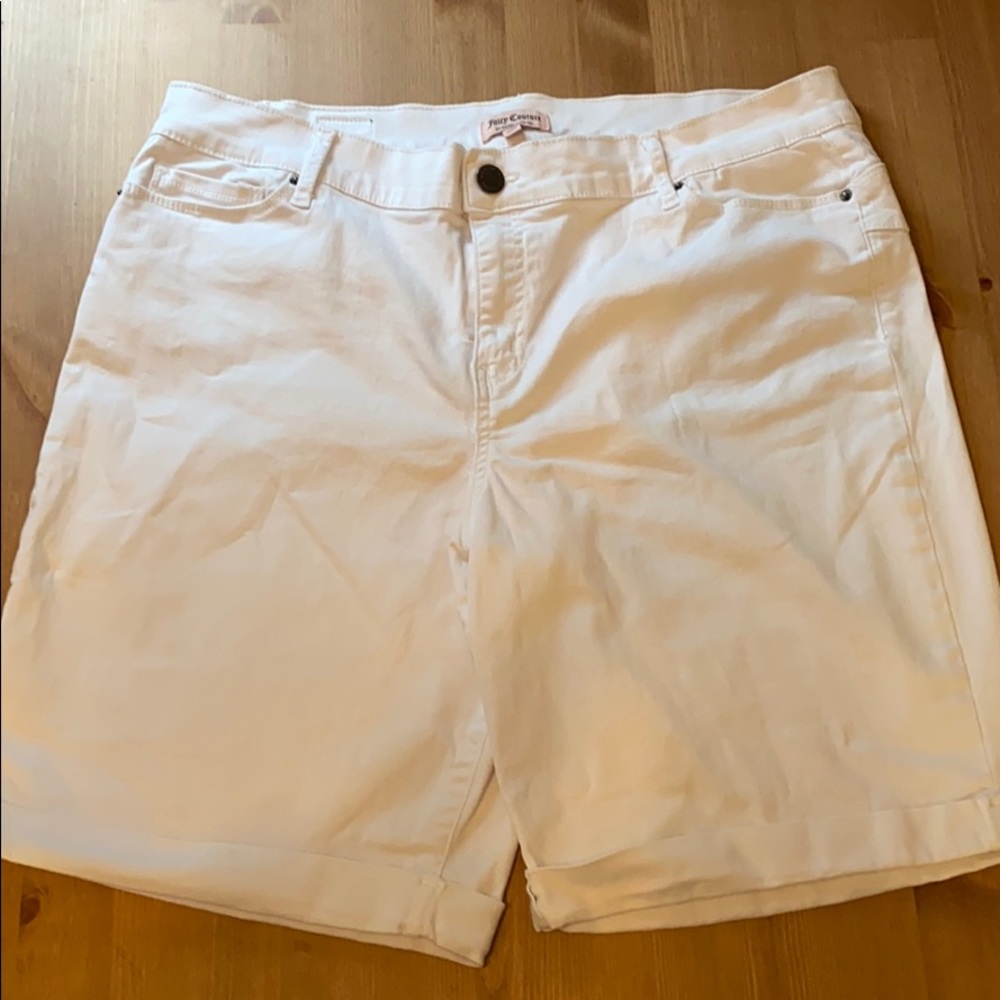 Women’s white shorts